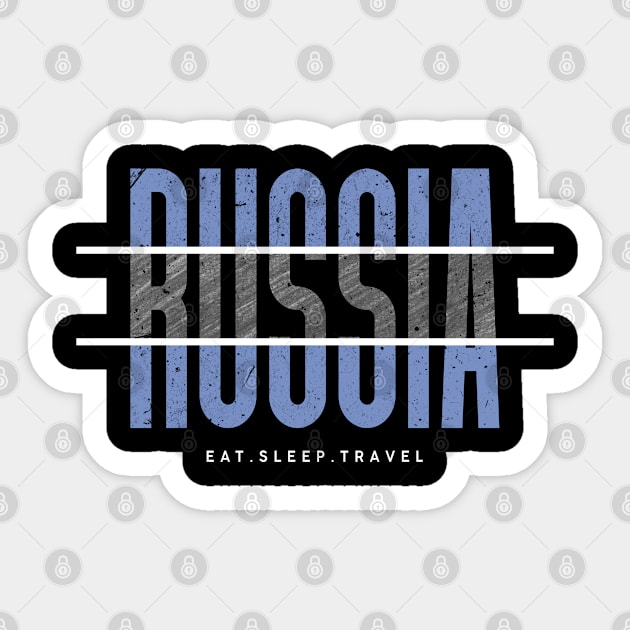 Russia trip Sticker by SerenityByAlex